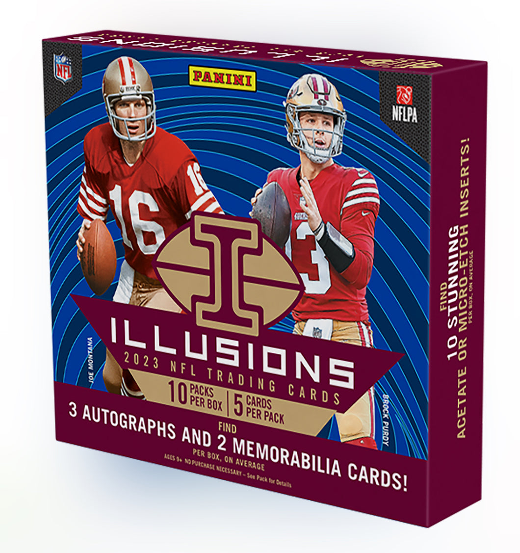 2023 Illusions NFL 16 Hobby Box Sealed Case