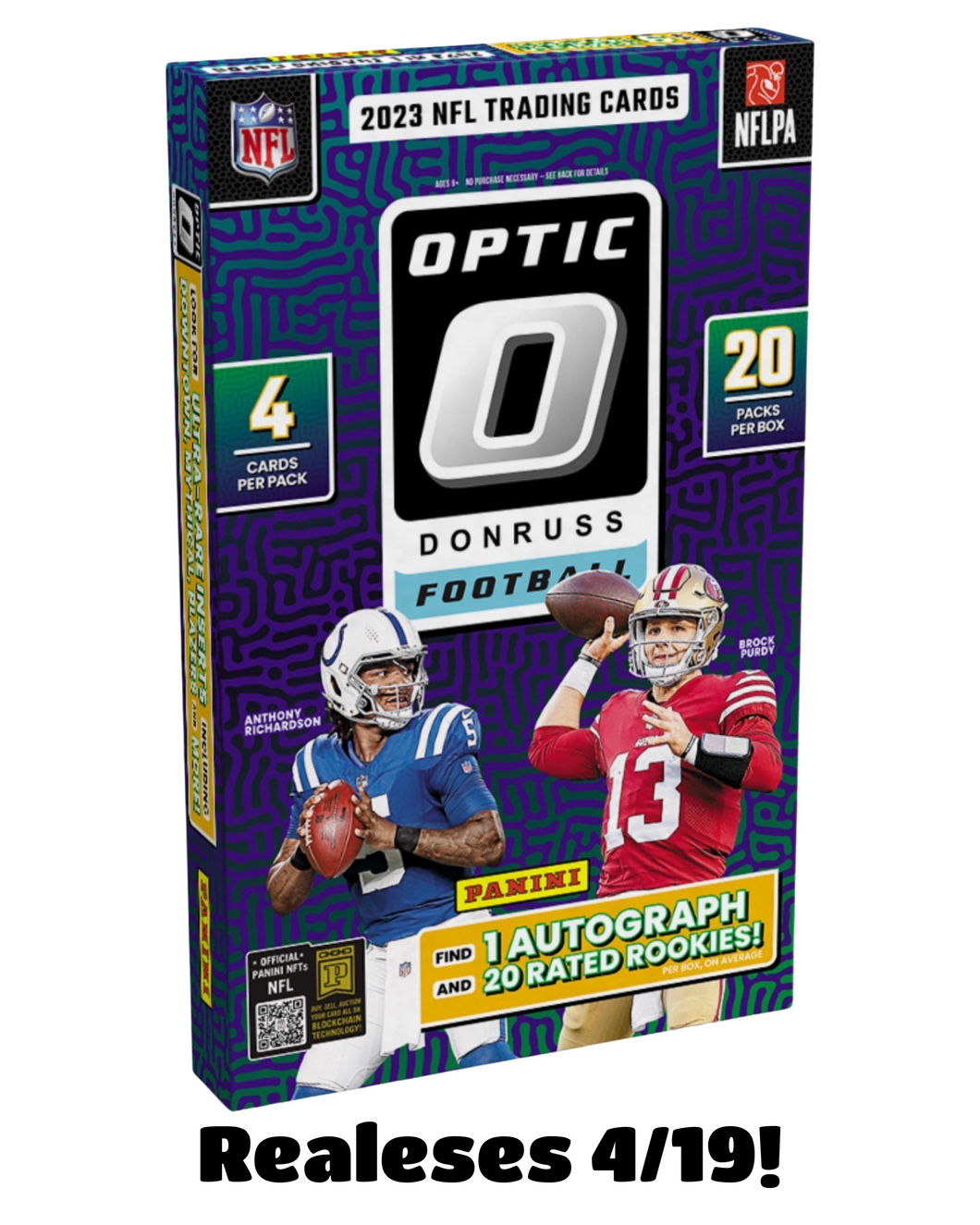 2023 Optic NFL 12 Hobby Box Sealed Case