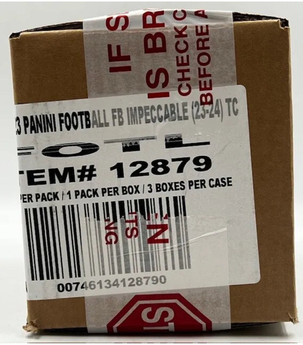 2023 Impeccable NFL F.O.T.L 3 Hobby Box Sealed Case