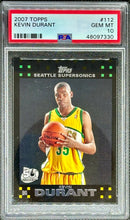 Load image into Gallery viewer, 2007 Topps Kevin Durant RC Black PSA 10
